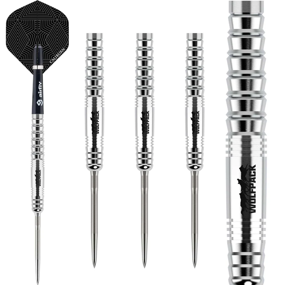 Caliburn Wolfpack Darts - Steel Tip - 90% Tungsten - W6 - 22g - Afbeelding 3