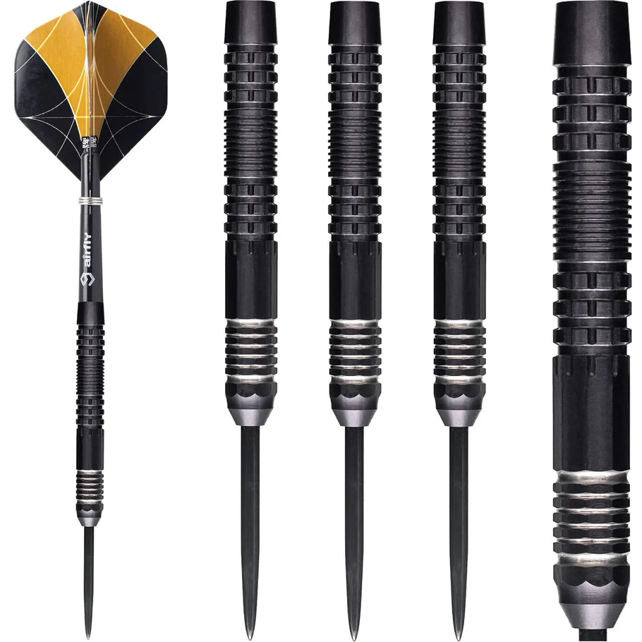 Caliburn Matrix I Darts - Steel Tip - 90% - C1 - Black 23g - Afbeelding 3