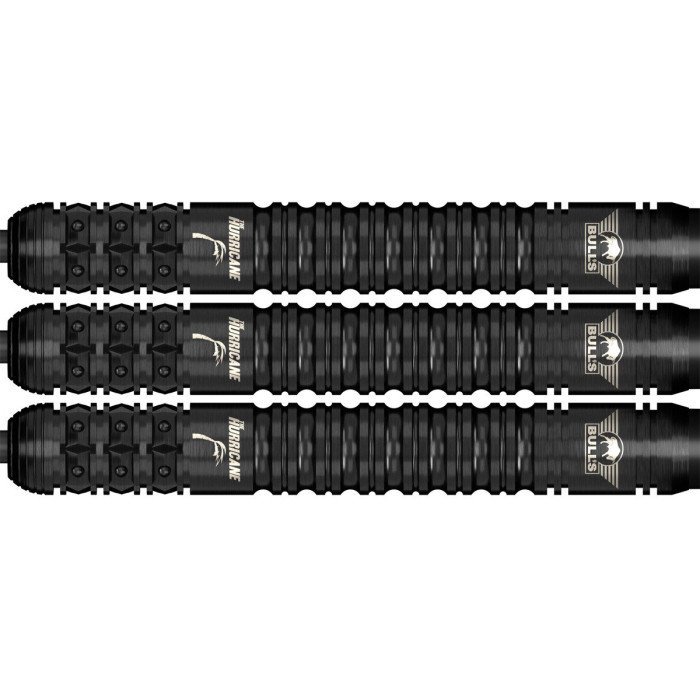 Bull's Kim Huybrechts E2 Full Black 90% - Dartpijlen 23g - Afbeelding 2