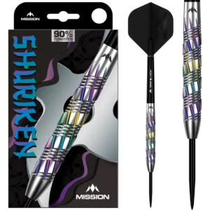 Mission Shuriken Darts – Steel Tip – 90% Tungsten 22g
